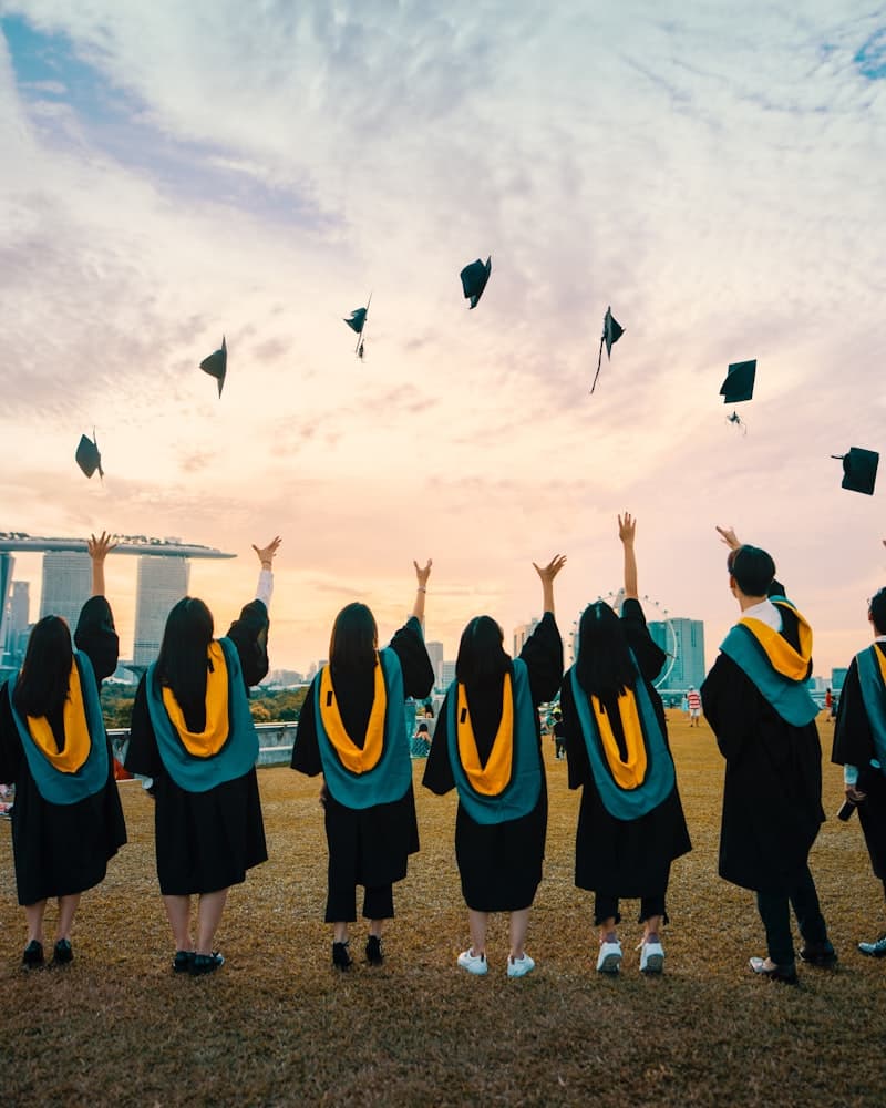 Students studying abroad